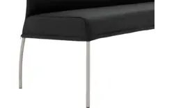 Goossens eetbank funk zwart leer - 8227439-01