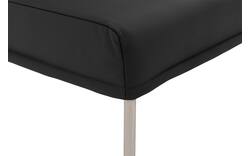 Goossens eetbank funk zwart leer - 8227439-01