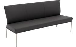Goossens eetbank funk grijs leer - 8227440-01