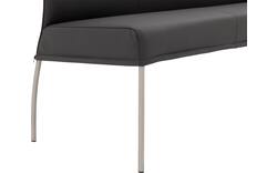Goossens eetbank funk grijs leer - 8227440-01