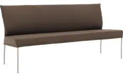 Goossens eetbank funk bruin leer - 8227444-01