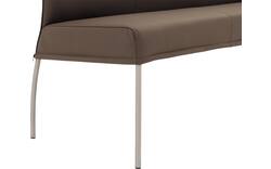 Goossens eetbank funk bruin leer - 8227444-01