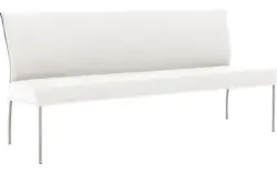 Goossens eetbank funk wit leer - 8227445-01