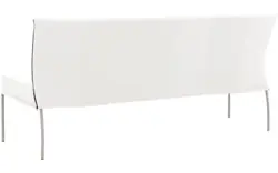 Goossens eetbank funk wit leer - 8227445-01