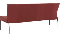 Goossens eetbank funk rood leer - 8227457-01