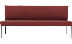Goossens eetbank funk rood leer - 8227457-01