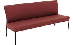 Goossens eetbank funk rood leer - 8227457-01