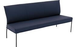 Goossens eetbank funk blauw leer - 8227458-01