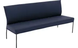 Goossens eetbank funk blauw leer - 8227458-01