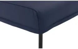 Goossens eetbank funk blauw leer - 8227458-01