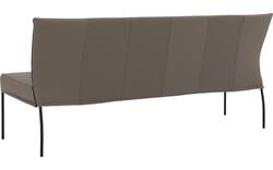 Goossens eetbank funk grijs leer - 8227459-02