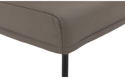 Goossens eetbank funk grijs leer - 8227459-01