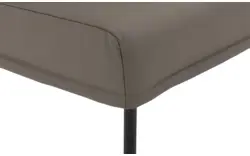 Goossens eetbank funk grijs leer - 8227459-01