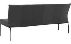 Goossens eetbank funk grijs leer - 8227461-02
