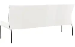 Goossens eetbank funk wit leer - 8227466-01