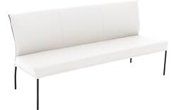 Goossens eetbank funk wit leer - 8227466-01