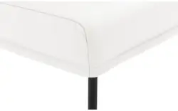 Goossens eetbank funk wit leer - 8227466-01