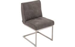 Goossens excellent eetkamerstoel tom grijs leer - 8227604-01