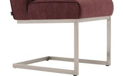 Goossens excellent eetkamerstoel tom rood micro leer - 8227620-01