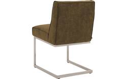 Goossens excellent eetkamerstoel tom groen micro leer - 8227621-02