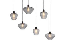 Goossens hanglamp dijon zwart metaal - 8228441-01