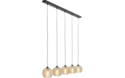 Goossens hanglamp soleil zwart metaal - 8228444-01