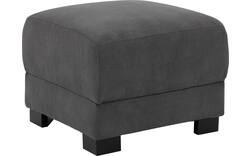 Goossens voetenbank my style grijs microvezel - 8229339-02