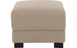Goossens voetenbank my style bruin stof - 8229340-01