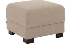 Goossens voetenbank my style bruin stof - 8229340-02