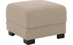 Goossens voetenbank my style bruin stof - 8229340-01