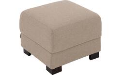 Goossens voetenbank my style bruin stof - 8229340-01