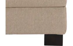 Goossens voetenbank my style bruin stof - 8229340-01