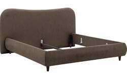 Goossens bedframe pecaro groen stof - 8229395-01