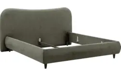 Goossens bedframe pecaro groen stof - 8229399-01