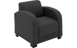 Goossens fauteuil my style zwart stof - 8229444-01