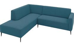 Goossens hoeksalon key west blauw stof - 8229527-03