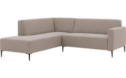 Goossens hoeksalon key west grijs stof - 8229529-02