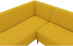 Goossens hoeksalon key west geel stof - 8229531-01