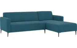 Goossens loungebank key west blauw stof - 8229533-01-gespiegeld