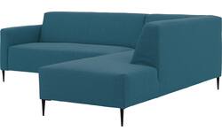 Goossens hoeksalon key west blauw stof - 8229538-01
