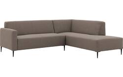 Goossens hoeksalon key west bruin stof - 8229541-01