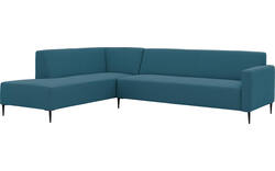 Goossens hoeksalon key west blauw stof - 8229544-02-gespiegeld