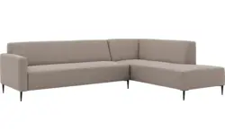 Goossens hoeksalon key west grijs stof - 8229546-01