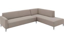 Goossens hoeksalon key west grijs stof - 8229546-01