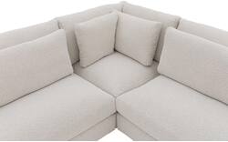 Goossens hoeksalon odette wit stof - 8229553-01