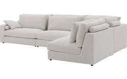 Goossens hoeksalon odette wit stof - 8229553-01