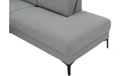 Goossens hoeksalon dallas grijs stof - 8229628-11