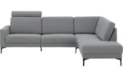Goossens hoeksalon dallas grijs stof - 8229628-11