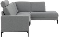 Goossens hoeksalon dallas grijs stof - 8229628-11