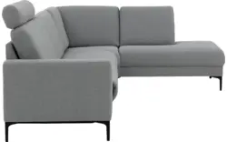 Goossens hoeksalon dallas grijs stof - 8229628-11